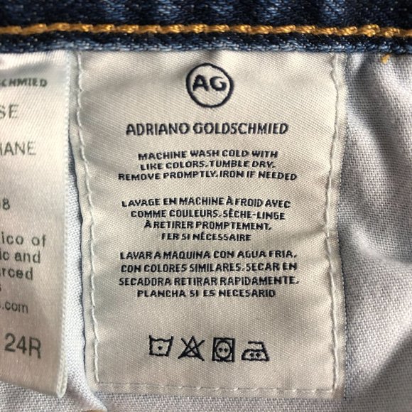 Adriano Goldschmied Women's Size 24R The Ex-Boyfriend Slim Slouchy Slim Jeans - Picture 11 of 11